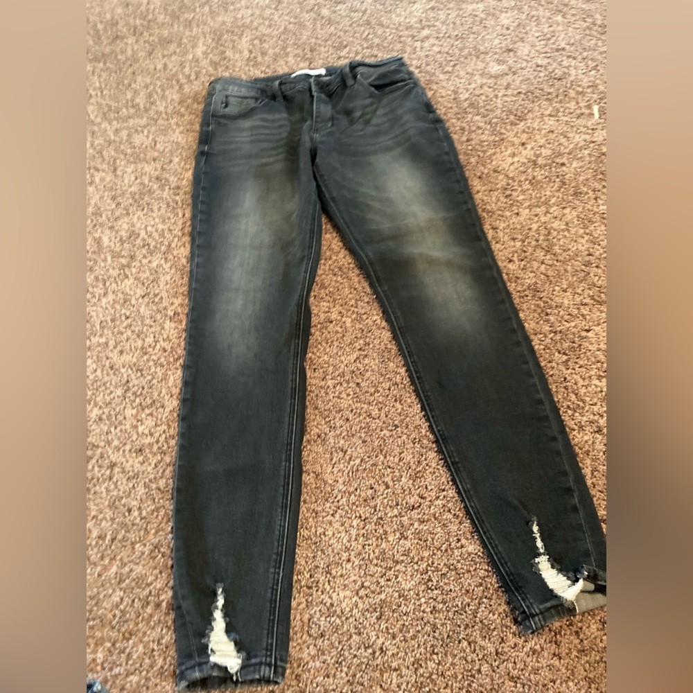 Kancan distressed  black jeans